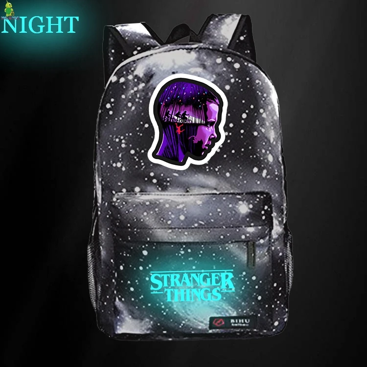 Странные Вещи Галактика космический рюкзак светящиеся школьные сумки для подростков девочек мальчиков Путешествия Рюкзак Дети ежедневно книга сумки - Цвет: 13