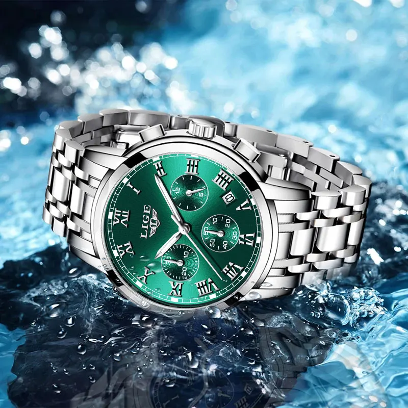 2022 LIGE orologi da donna orologio da polso al quarzo cronografo da donna  di lusso in acciaio inossidabile di alta marca di lusso - AliExpress Watches