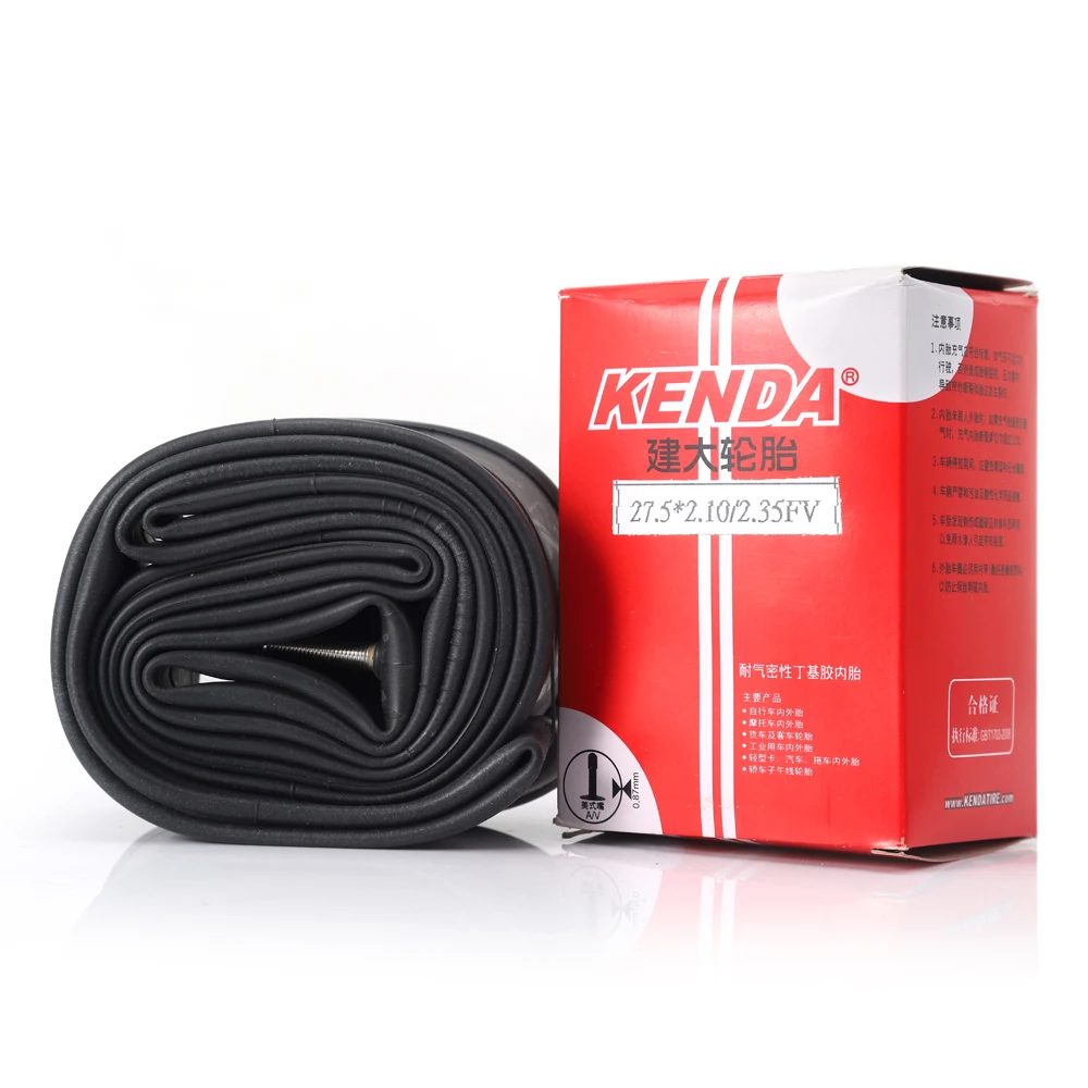 KENDA внутренняя трубка 27,5 камера 27,5*2,1-2,35 трубы для горного велосипеда Schrader Presta внутренняя труба для велосипеда 27,5 er шина chambre air 285g