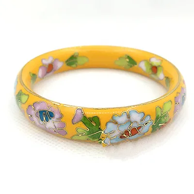 Пекин Cloisonne крафтовый браслет подарки богатый цветок модный браслет