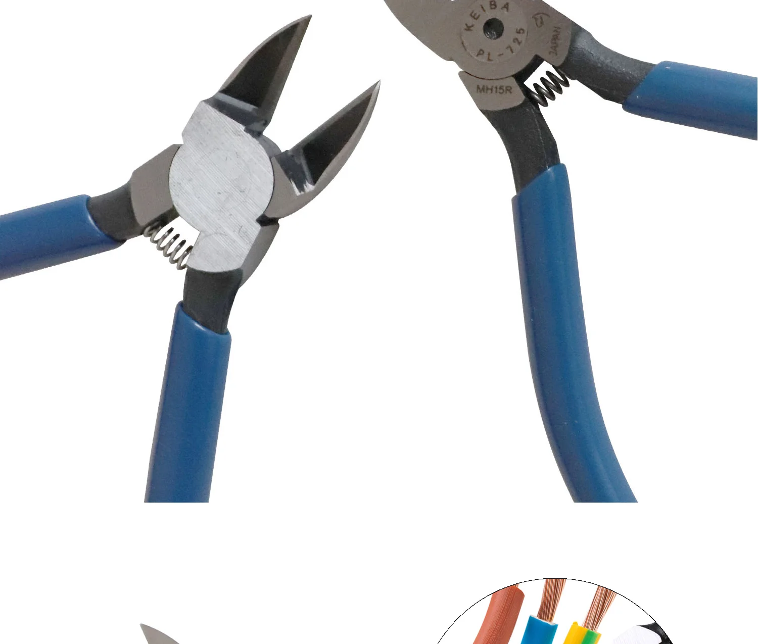 High Quality Keiba/3.Peaks Imported Plastic Pliers Diagonal Pliers PL-725 PL-726 SP-23 PNP-150G-S Plastic Nippers Made In Japan