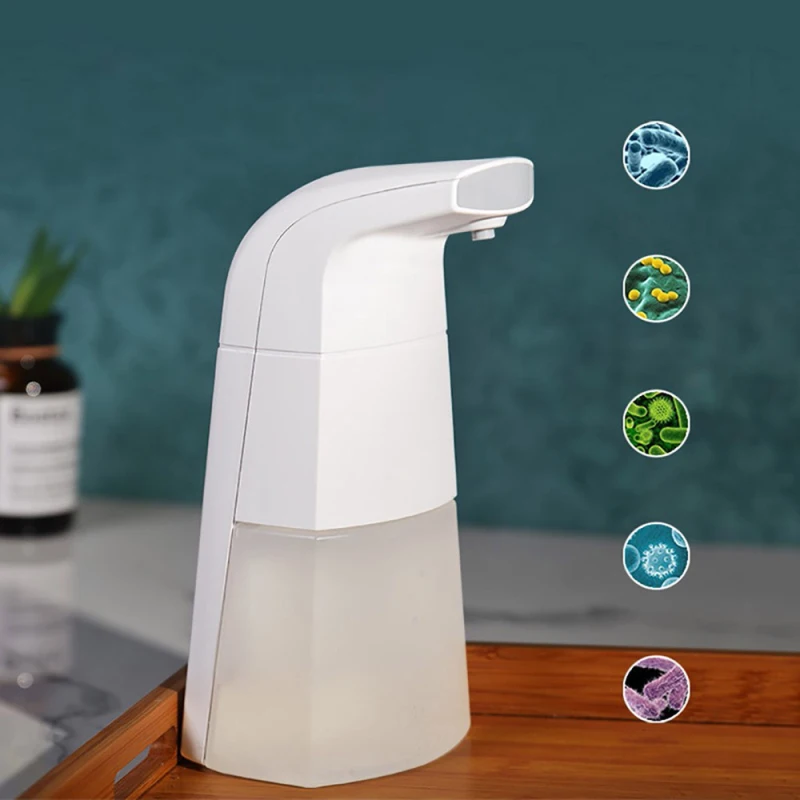 250mL Automatic Liquid Soap Dispenser Smart Sensor Touchless ABS Electroplated Sanitizer Dispensador For Kitchen Bathroom