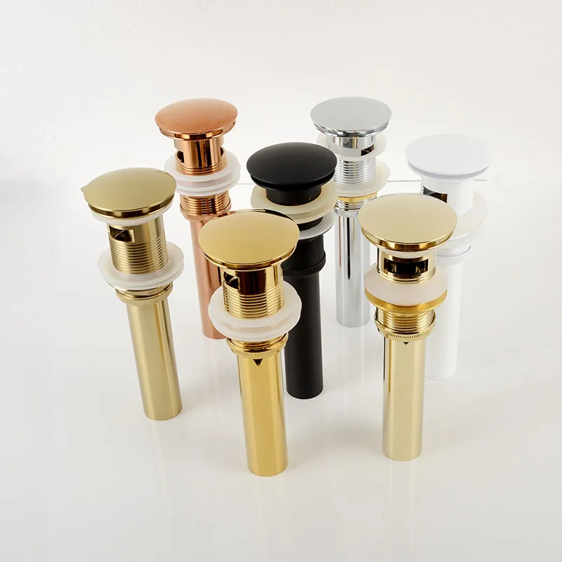 

Brass General Bounce Basin DrainerGolden Basin Bounce Drainer European Style Basin Wash Basin Glass Basin Pusher Drainer