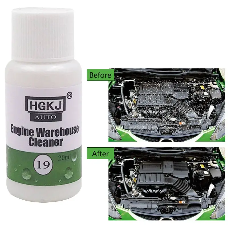 

1 Pc 20ml 1:8 Dilute With Water Engine Compartment Cleaner Removes Heavy Oil Car Window Cleaner Vehicle Car Accessories