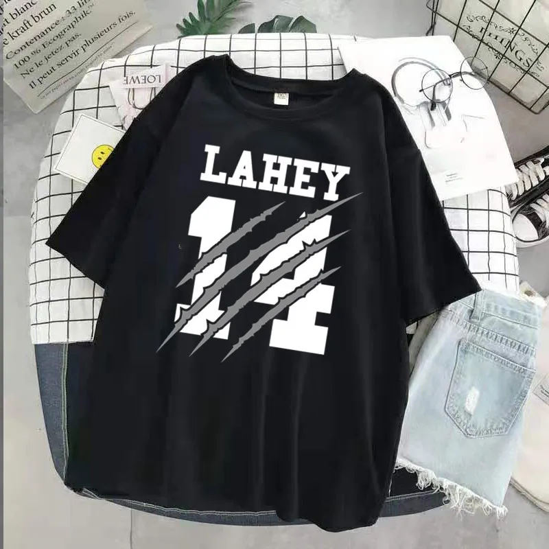 Trendy Style Teen Wolf Print O-Neck T-shirt Women Summer BEACON HILLS LACROSSE Tshirts Harajuku Casual Streewear tshirt Girl Tee 4