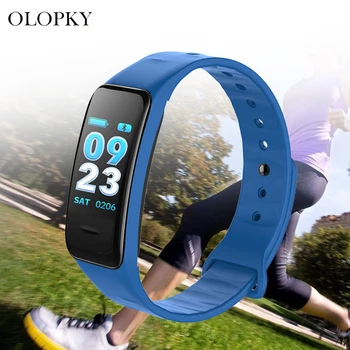 

New Waterproof Color Screen Smart Bracelet Heart Rate Monitor Health Fitness Tracker Bluetooth Smart Watch for Sport PK MI Band4