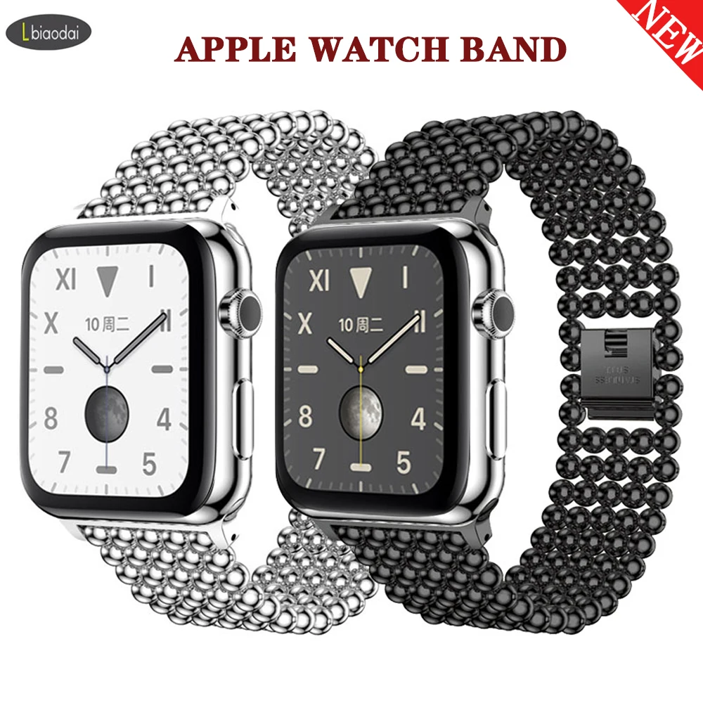 

Strap for Apple Watch 5 band 44mm 40mm iWatch band 42mm 38mm Stainless Steel Link Bracelet Apple watch 5 4 3 2 1 accessories 44