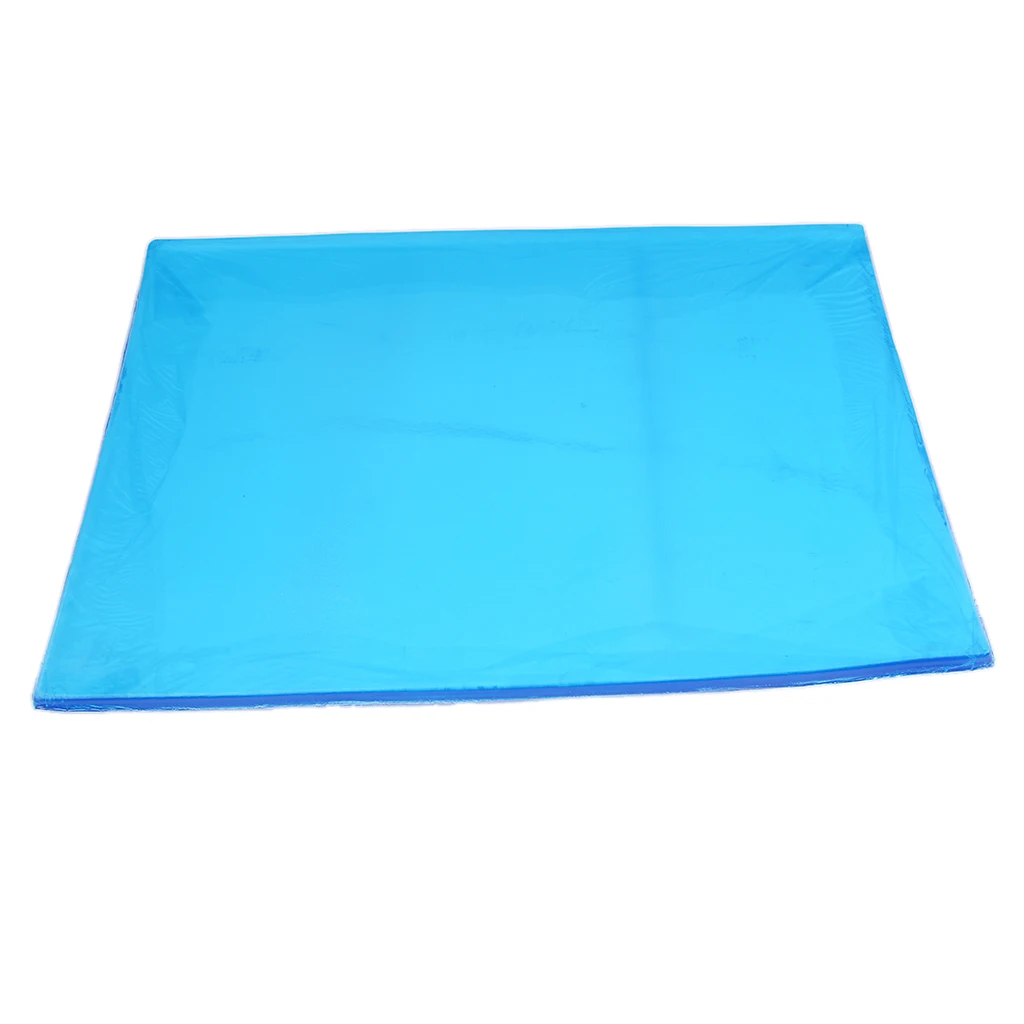 Motorcycle Seat Gel Pad Comfortable Soft Cooling Cushion Shock Absorption Mat - Blue (48 x 35 x1 cm/19 x 14 x 0.39 inch)
