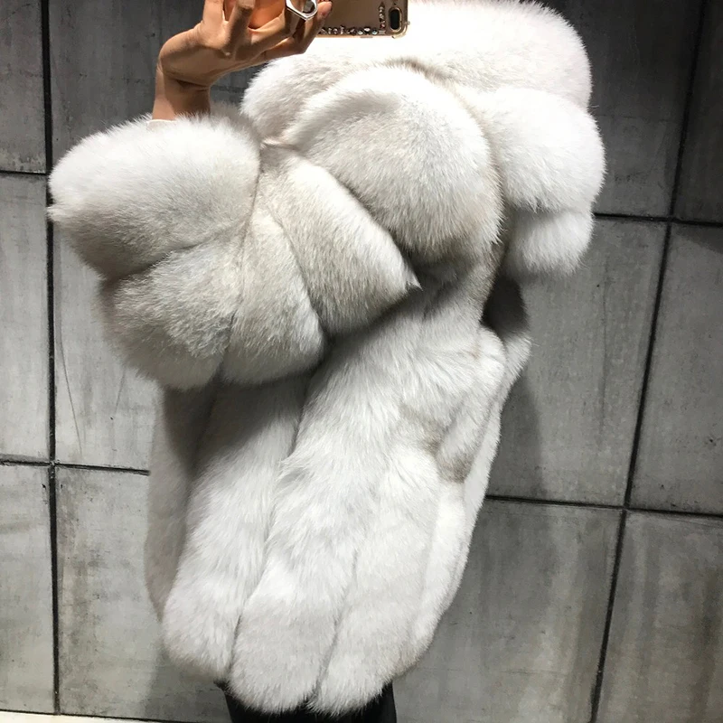 Женское пальто из искусственного меха, зимняя однотонная модная верхняя одежда с капюшоном, Женская Роскошная теплая Толстая пушистая куртка с длинным рукавом, пальто размера плюс S-5XL