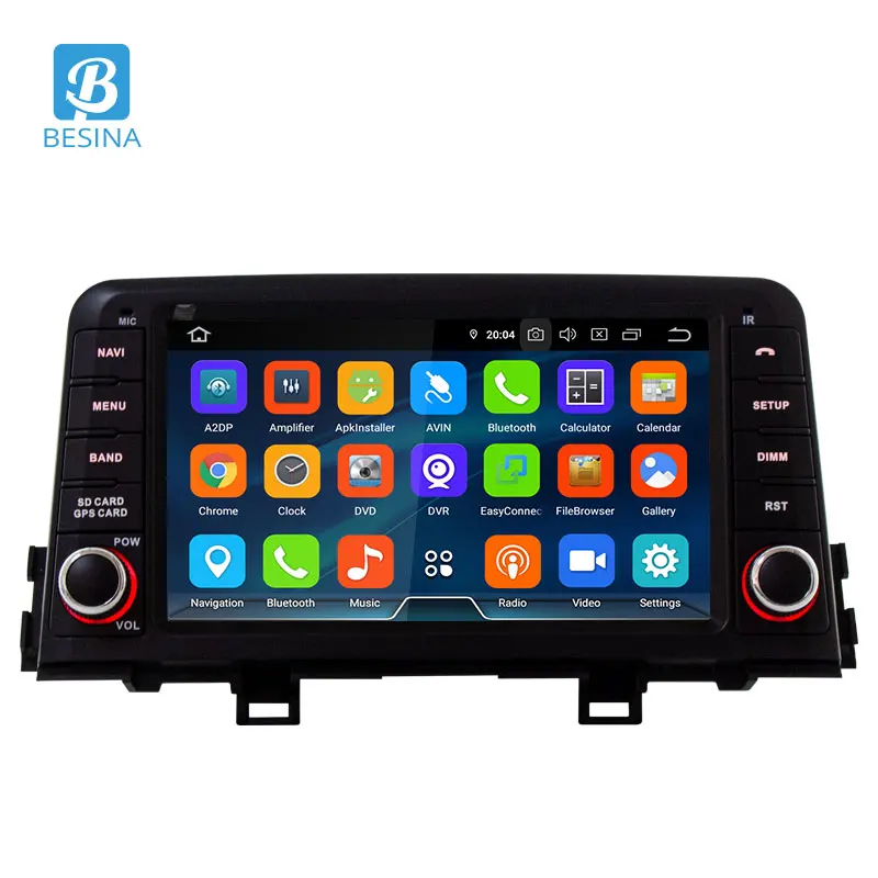 Sale Besina Android 9.0 Car DVD player For KIA PICANTO MORNING 2017 2018 1 Din Car Radio GPS Navigation Stereo WIFI 4G+64G Autoaudio 2