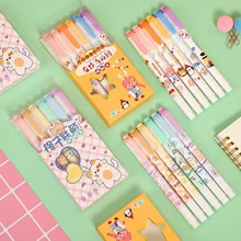 

Cut Kawaii Double Head Journal Highlighter Colorful Cartoons Diary Art Painting Markers Pen School Stationery Supplies Office