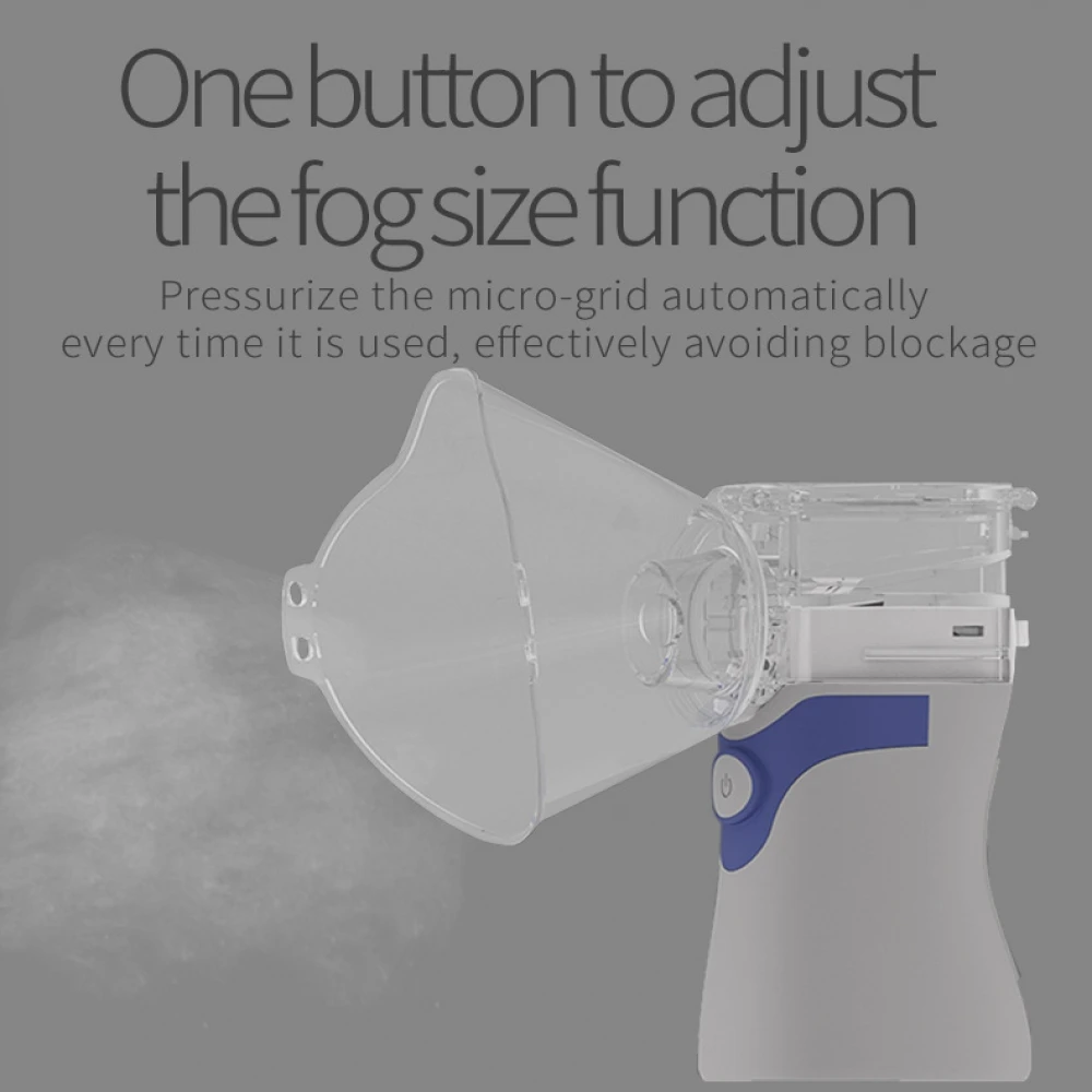  1pcs Nebulizer Household Sputum And Cough Ultrasound Micro-network Atomization Portable Child Adult