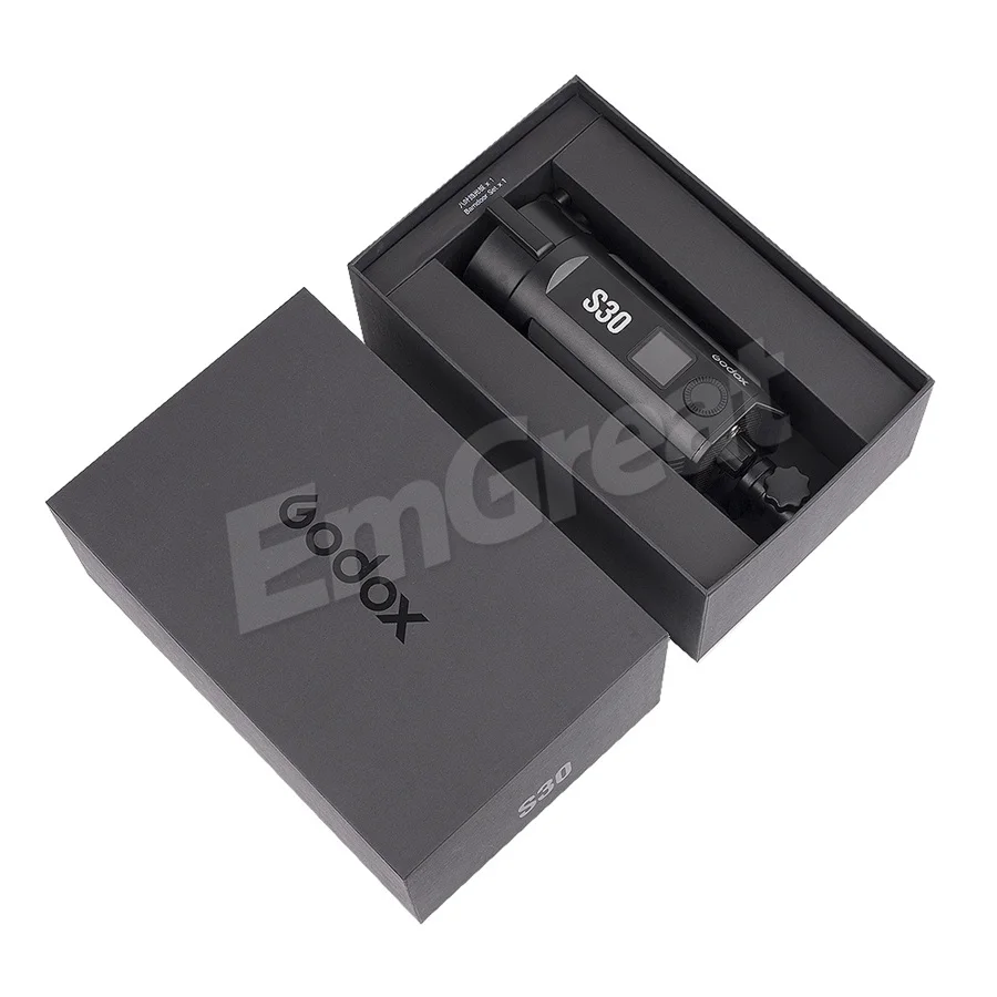 Godox S30 30 Вт фокусирующий СВЕТОДИОДНЫЙ светильник Точечный светильник 5600 к цветовая температура CRI 96+ TLCI 96+ 10%- Регулировка непрерывный светодиодный светильник