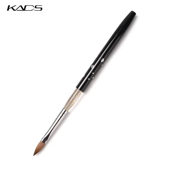 

Rolabling 100PCS 6# Black Acrylic Nail Brush Kolinsky Sable Brushes Nail Tip Brush Pen Sable Acrylic Nail Brush for Nail Art