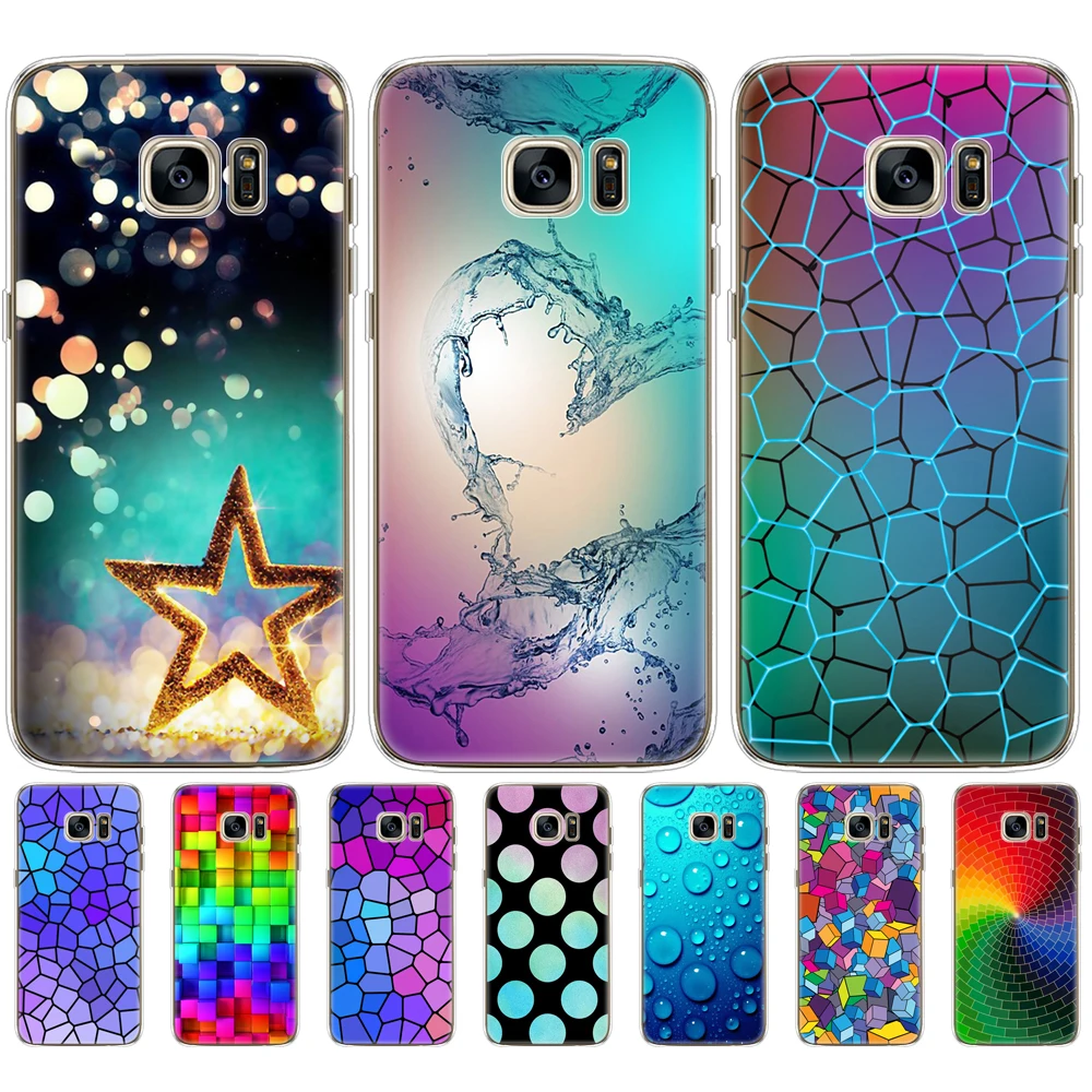 Чехол для телефона Samsung S6 G920 G920F G920A задняя крышка из ТПУ Galaxy edge G925F G925I G925A G925T чехол |