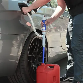 

Portable Handheld Liquid Transfer Pump Battery Operated Water Gas Tools Petrol Fuel Car Siphon Hose Outdoor hot new Liquid
