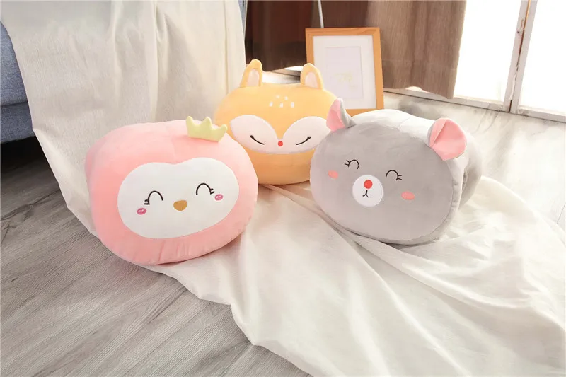 27 см Новое поступление Зима Рука теплый плюш Kawaii Единорог коала Медведь Кролик Животное руки теплые плюшевые куклы для детей Рождественский подарок