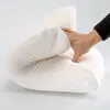 LISM TOP Quality Natural Latex Adults Bedding Vertebrae Massage Pillow Health Neck Bonded Head Care Memory Pillow 2