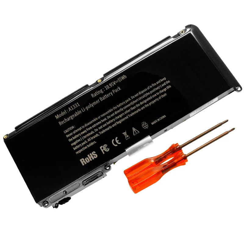 ApexWay 55Wh MC207 для MacBook 1" Pro 15" 1" 13,3 дюйма 10,95 В Аккумулятор для ноутбука Apple A1342 A1331 661-5391