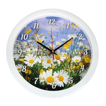 

Round wall clock "Daisies", 28x28 cm 3967558