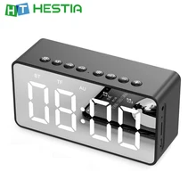 BT506 портативный колонка Bluetooth FM радио Boombox Handsfree Coluna Bluetooth колонки наружная внутренняя поддержка Aux TF зеркальный будильник голосовые подсказки