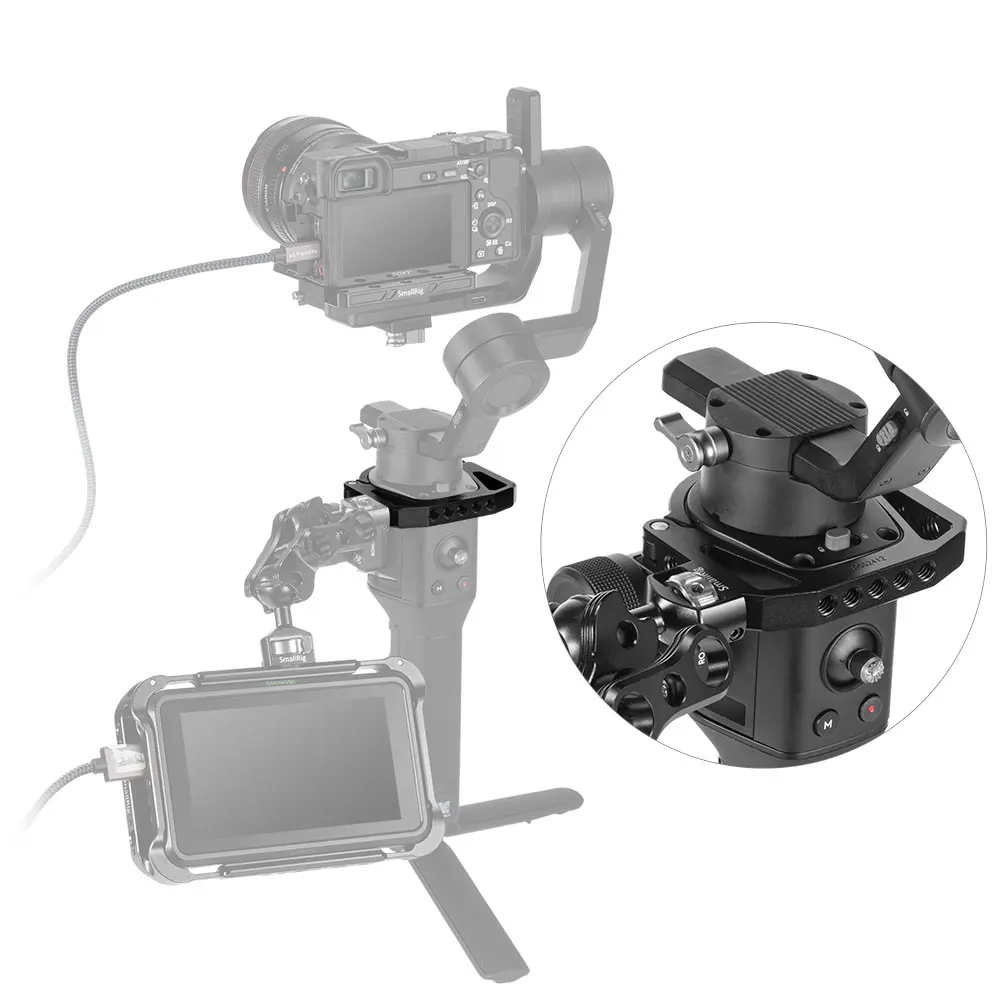 SmallRig монтажный зажим для DJI Ronin-SC Gimbal быстроразъемный стержень зажим с 1/"-20& Arri 3/8" аксессуары резьбовые-2412