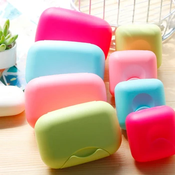 

Multi-functional household storage soap box Bathroom Shower Shape Travel Soap Box Dish Storage Plate Tray Holder Case Container