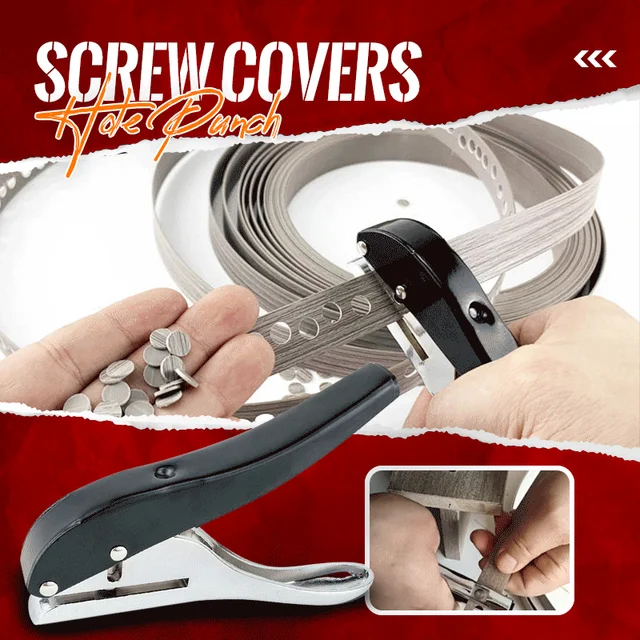 Screw Covers Hole Punch 8mm Aperture Round Punch Pliers 6