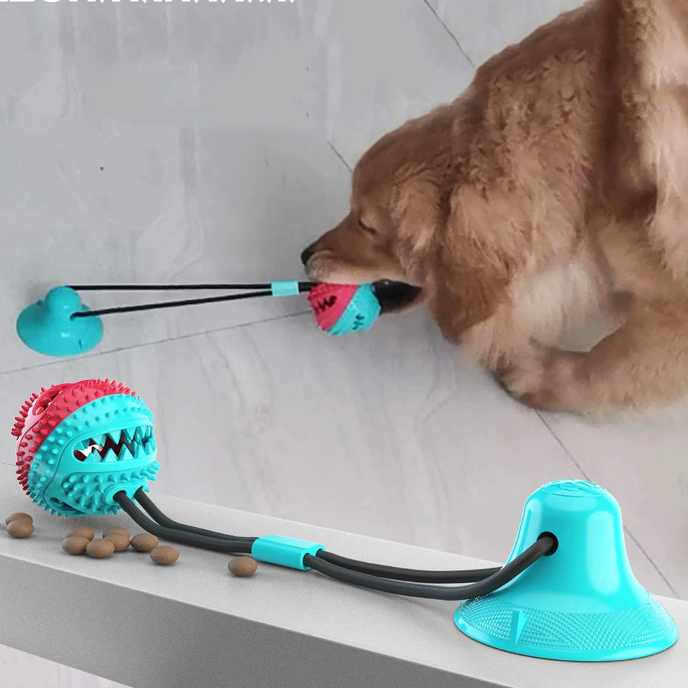 Natural health Clean Teeth Pet Playing Balls Dog Toys Pet Molar product Dog Interactive Puppy Chew Toy Food Dispenser Ball