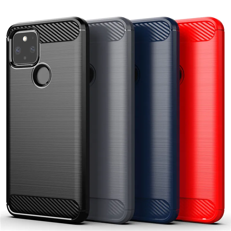 

Shockproof Bumper For Google Pixel 5 Case For Google Pixel 5 Cover Soft Silicone Full Protective Phone Bumper For Google Pixel 5