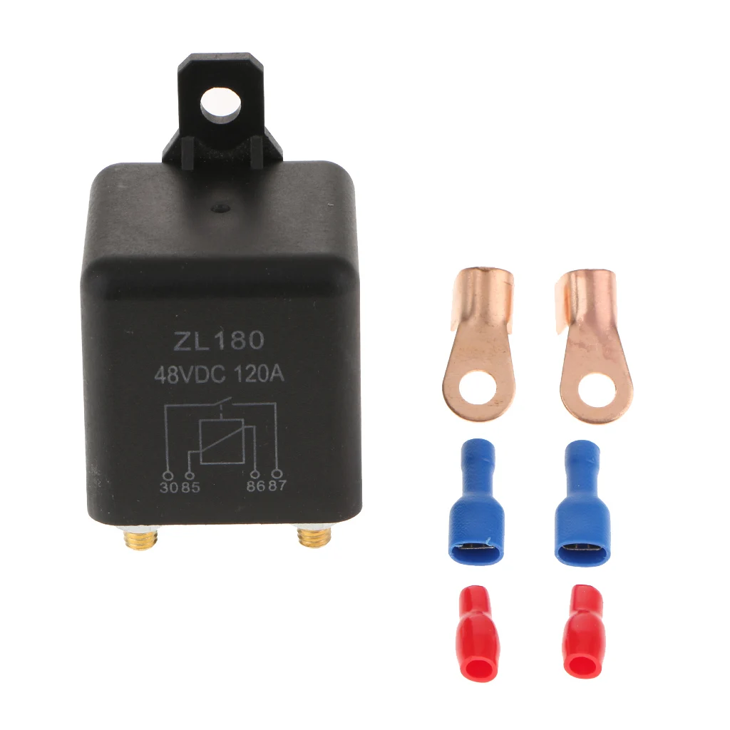 Авто сверхмощный Сплит заряд DC 48V 120A 120 AMP реле SPST+ терминалы