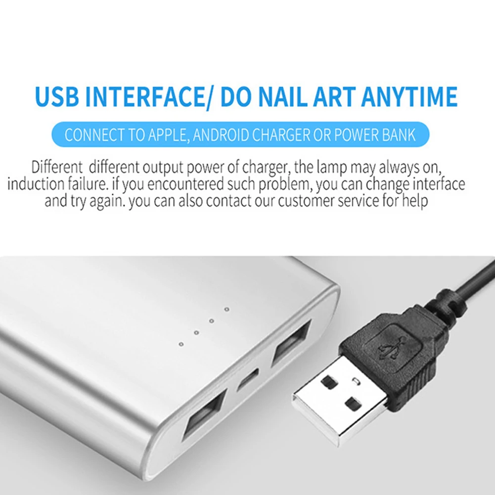 36 Вт УФ-лампа USB лак для ногтей фототерапия лампа для маникюра в форме панды