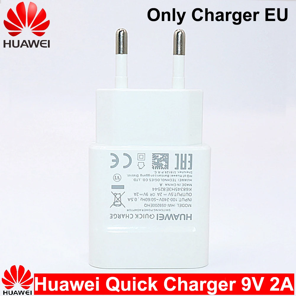 Huawei 9V2A UK/EU/US Fast Charger QC2.0 Quick Fast Charge Adapter Type C/Micro USB Cable For Mate 7 8 10Lite P8 9 10Lite Honor 8 usb charger Chargers