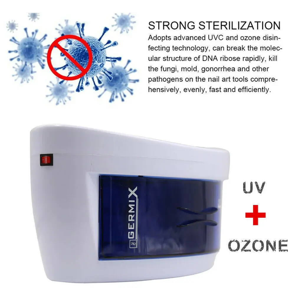 Electric UV Sterilizer Box Nail Art Tools Sterilizer Manicure Machine UV Disinfection Box Nail Tools