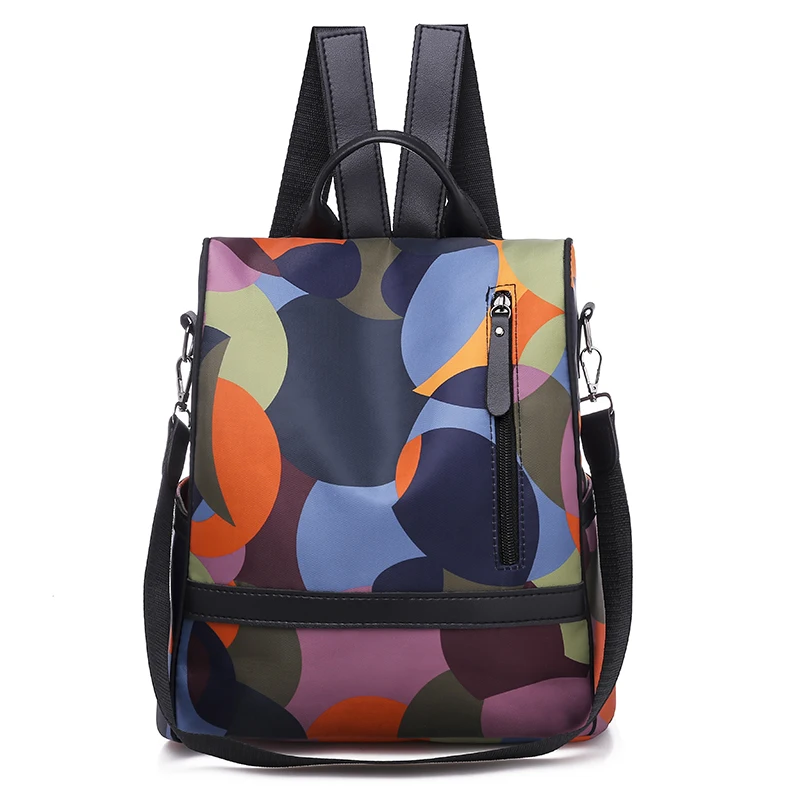 

Многофункциональный модный женский водонепроницаемый рюкзак из ткани Оксфорд, женский рюкзак с защитой от кражи