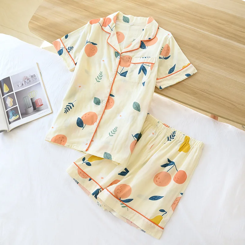 Cotton Short Pyjamas Women Pajama Sets 