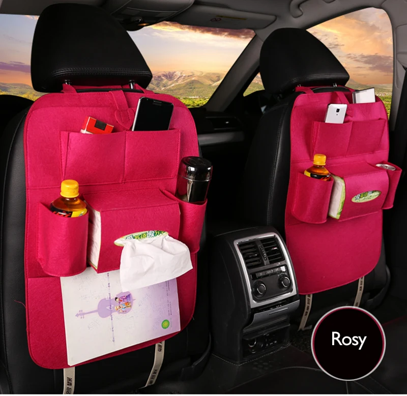Автомобильная сумка для хранения на спинку сиденья, органайзер, дорожная коробка, карман для хранения, защита для детей, авто аксессуары