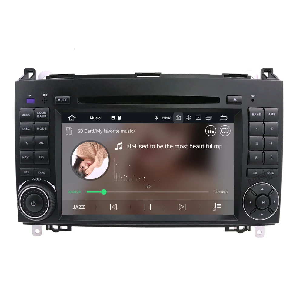 Perfect Android 9.0 2din Auto radio Car DVD multimedia for Mercedes Benz B200 A B Class W169 W245 Viano Vito W639 Sprinter W906 WIFI GPS 5