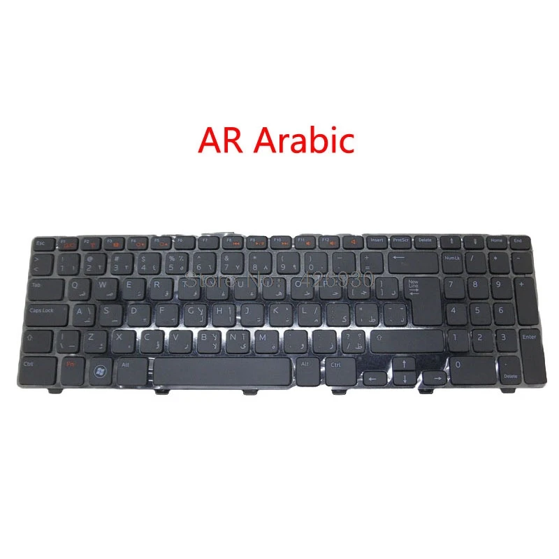 Ноутбук US LA AR BG CP NL клавиатура для DELL Inspiron N5110 M5110 M511R английский