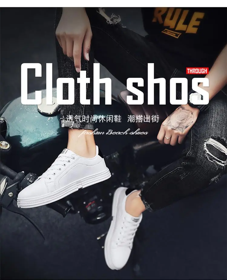 new explosion models autumn Korean version of the trend wild popular men's shoes casual canvas shoes shoes white shoes