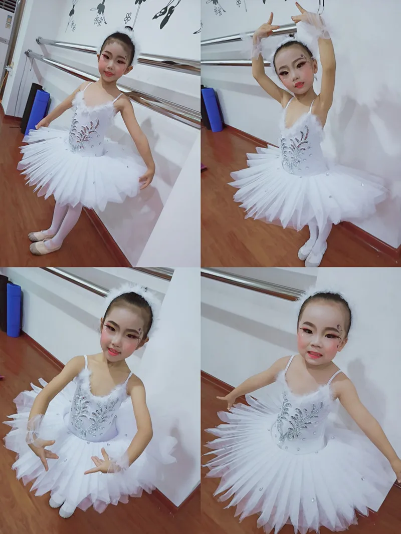 Vestito Ballerina Bambina Con Paillettes E Tutù - Costume Unicorno Per Danza E Carnevale - Foto 10