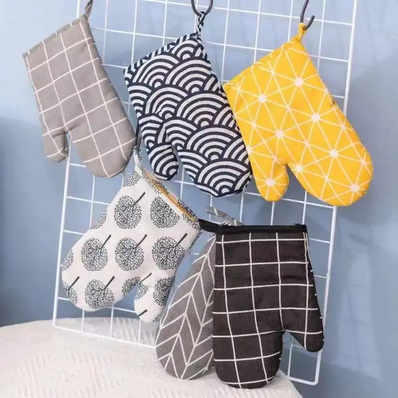 

2 шт., термостойкие перчатки для барбекю