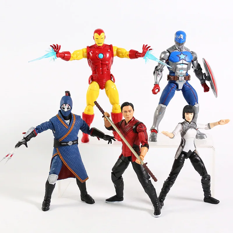 Оригинальная экшн-фигурка Marvel Shang Chi и легенда о десяти кольцах Железный человек