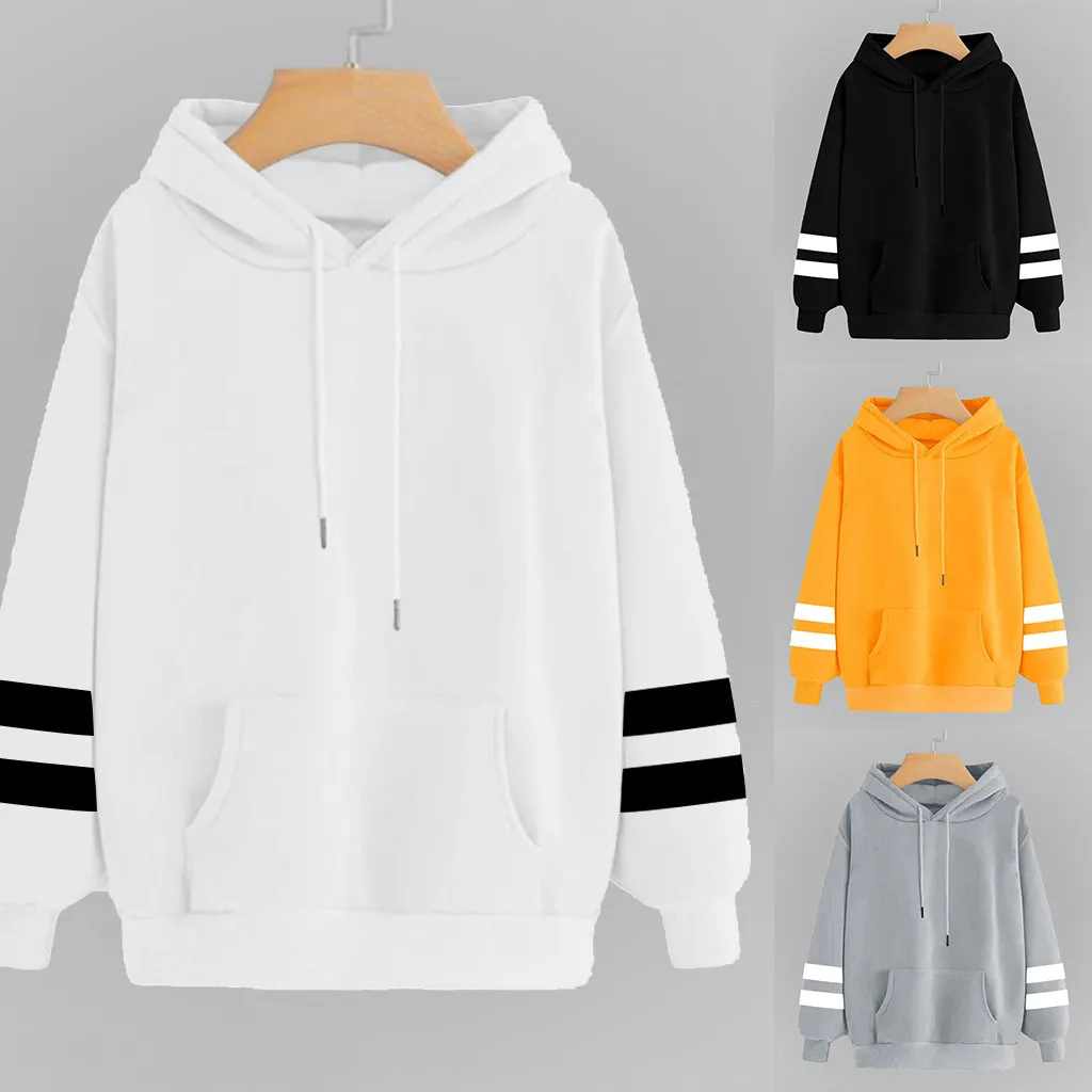 

Oversize Sweatshirt 2019 Autumn&winter Women Print Long Sleeve Hooded Pullover Sweatshirt Women Top Chemisier Femme Nouvelle#20