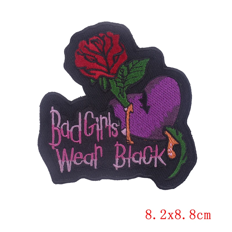 PE3749CT Prajna DIY железные нашивки для одежды панк череп нашивка для одежды вышитые нашивки на одежду значки-наклейки нашивка с буквами - Цвет: PE3749CT