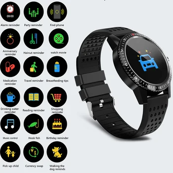

2020 Smartwatch Health Sport Wearable Device Fitness Tracking Monitor Color Display Smart Watch Men Women Kids For Android IOS