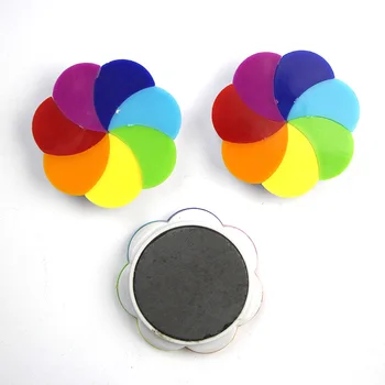 

Magnet Buttos Colorful windmill Childhood Kindergarten Decoration Refrigerator Subsidies White Board Use Disk Magnetic Buckle