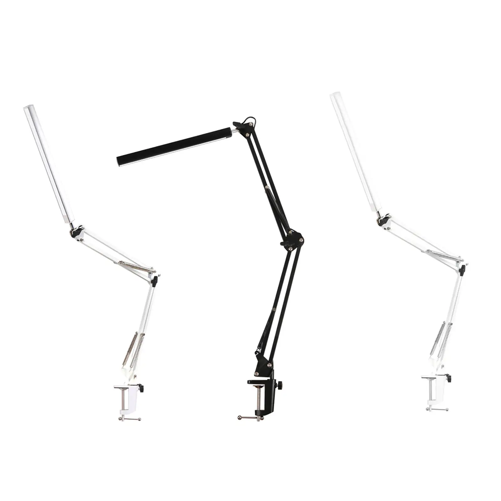 LED Desk Lamp with Clamp Swing Arm Eye-Caring Dimmable Light 10 Brightness Level 3 Mode for Home Office | Освещение