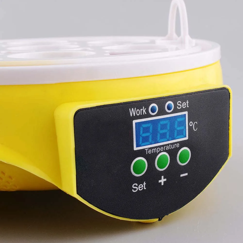 Egg Incubator Digital 7 Eggs Hatch Pet Supplies Poultry Hatcher Bird Temperature Control Automatic Goose Clear Duck Mini