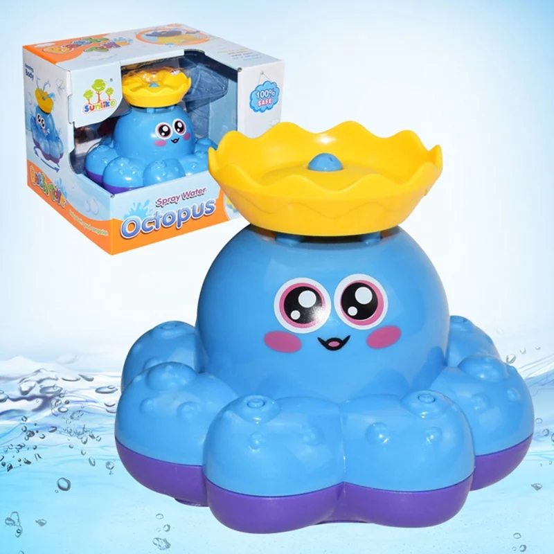 Электрическая игрушка воды брызг воды игрушка детская Ванна игрушечное Животное осьминог плавающий ванная комната игрушки для ванной